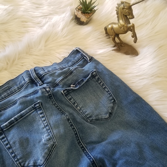 PACSUN High Rise Ankle Jegging Distressed - Picture 5 of 10